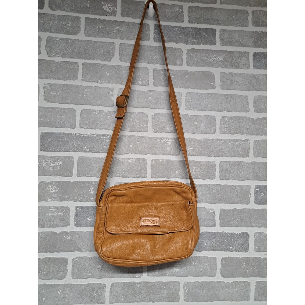 Gold Duck Bag Womens Leather Vintage Crossbody Brown Bag